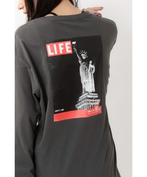 ARCHIVER（アーカイバ）の「【Bz】LIFE 女神 ライセンス天竺ラウンドネックロンT長袖Tシャツユニセックスボディ(RZ)（Tシャツ/カットソー・レディース・ブラック/スミクロ/オフホワイト・MEDIUM）」の3枚目の写真