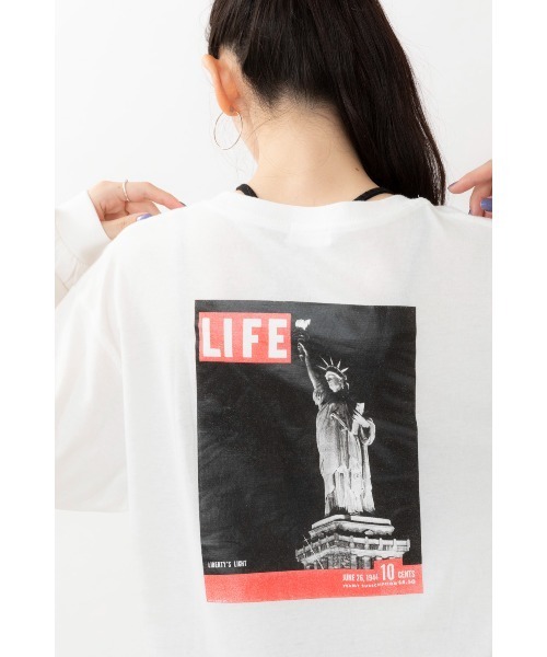 ARCHIVER（アーカイバ）の「【Bz】LIFE 女神 ライセンス天竺ラウンドネックロンT長袖Tシャツユニセックスボディ(RZ)（Tシャツ/カットソー・レディース・ブラック/スミクロ/オフホワイト・MEDIUM）」の6枚目の写真