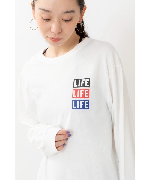 ARCHIVER（アーカイバ）の「【Bz】LIFE 女神 ライセンス天竺ラウンドネックロンT長袖Tシャツユニセックスボディ(RZ)（Tシャツ/カットソー・レディース・ブラック/スミクロ/オフホワイト・MEDIUM）」の9枚目の写真