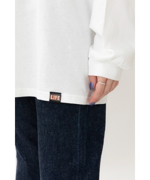 ARCHIVER（アーカイバ）の「【Bz】LIFE 女神 ライセンス天竺ラウンドネックロンT長袖Tシャツユニセックスボディ(RZ)（Tシャツ/カットソー・レディース・ブラック/スミクロ/オフホワイト・MEDIUM）」の10枚目の写真