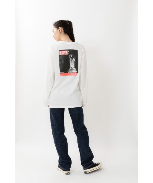 ARCHIVER（アーカイバ）の「【Bz】LIFE 女神 ライセンス天竺ラウンドネックロンT長袖Tシャツユニセックスボディ(RZ)（Tシャツ/カットソー・レディース・ブラック/スミクロ/オフホワイト・MEDIUM）」の12枚目の写真
