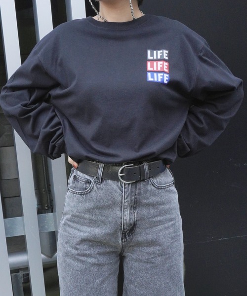 ARCHIVER（アーカイバ）の「【Bz】LIFE 女神 ライセンス天竺ラウンドネックロンT長袖Tシャツユニセックスボディ(RZ)（Tシャツ/カットソー・レディース・ブラック/スミクロ/オフホワイト・MEDIUM）」の14枚目の写真