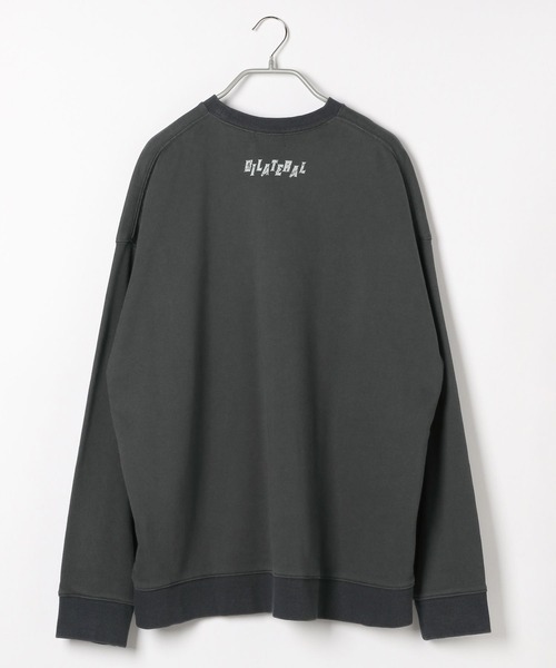 PBLIM（ページボーイリム）の「PAGEBOYLIM/ヴィンテージロックスウェット（スウェット・レディース・チャコールグレー/クリーム・MEDIUM/LARGE）」の6枚目の写真