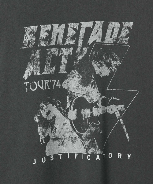 PBLIM（ページボーイリム）の「PAGEBOYLIM/ヴィンテージロックスウェット（スウェット・レディース・チャコールグレー/クリーム・MEDIUM/LARGE）」の20枚目の写真