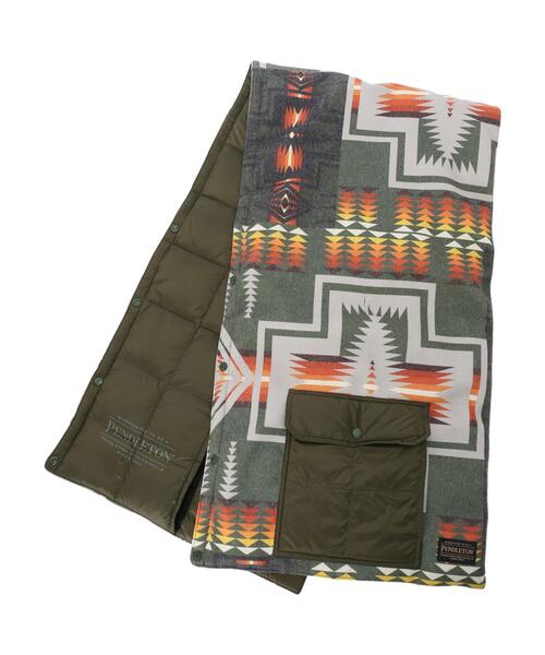 PENDLETON(ペンドルトン)の「【WEB限定】PENDLETON × TAION ダウンストール(ストール/ショール・レディース・ブラック/オリーブ/ベージュ・FREE)」の16枚目の写真
