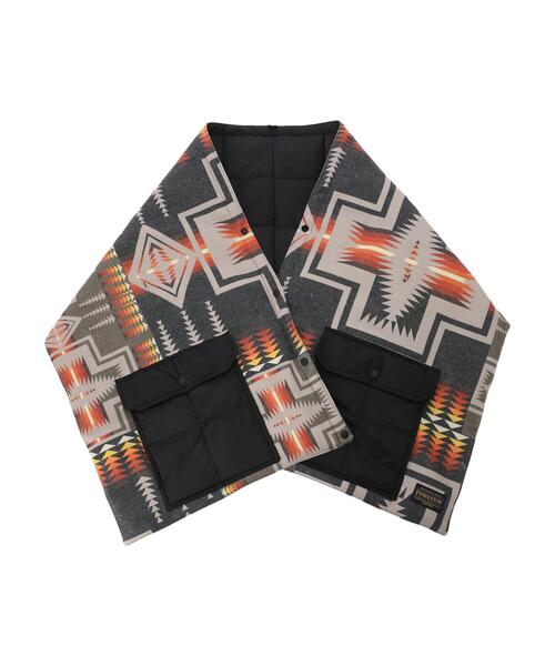 PENDLETON(ペンドルトン)の「【WEB限定】PENDLETON × TAION ダウンストール(ストール/ショール・レディース・ブラック/オリーブ/ベージュ・FREE)」の2枚目の写真