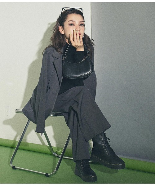 ANAP（アナップ）の「オーバーサイズジャケット×スラックスセットアップ（セットアップ・レディース・ブラック/ダークグレー/ブラウン・FREE）」の15枚目の写真