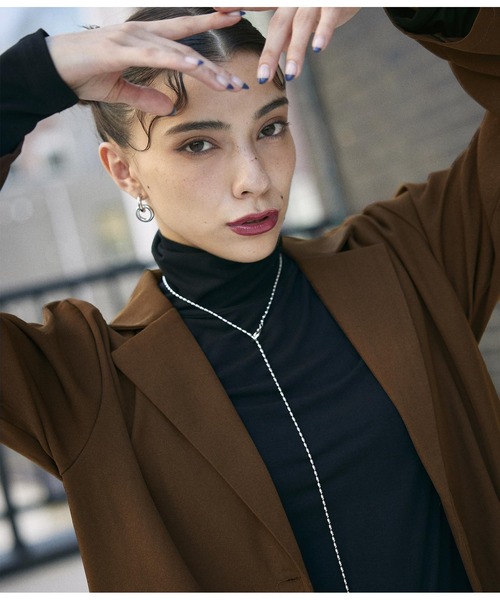 ANAP（アナップ）の「オーバーサイズジャケット×スラックスセットアップ（セットアップ・レディース・ブラック/ダークグレー/ブラウン・FREE）」の4枚目の写真