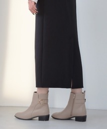 JELLY BEANS | サイドベルトショートブーツ<ふわさら>(204-62847)JELLY BEANS(ジェリービーンズ)(ブーツ)