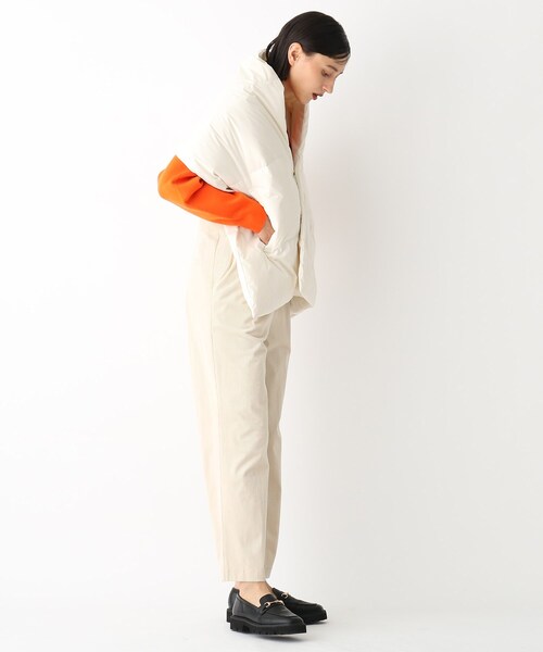 OPAQUE.CLIP(オペークドットクリップ)の「◆【ミュラーダウン】ダウンマフラー(ストール/ショール・レディース・オフホワイト/ブラック/ベージュ・00)」の15枚目の写真