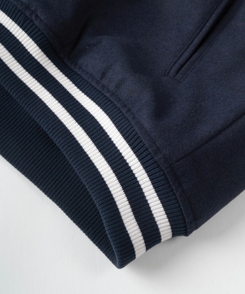 make a ray!(メイク ア レイ!)の「ワンポイント カレッジサガラ刺繍 メルトンスタジャン/ ビッグシルエット(スタジャン・メンズ・ブラック/ネイビー/グリーン/ブラック系その他・M/L/XL)」の10枚目の写真