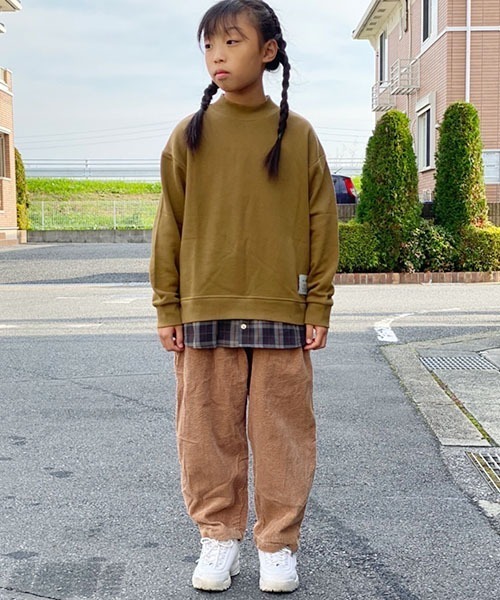F.O.KIDS(エフオーキッズ)の「F.O.KIDS/エフオーキッズ コクーンパンツ(チノパンツ・キッズ・ダークブルー/ベージュ/ダークグリーン・130/140)」の13枚目の写真