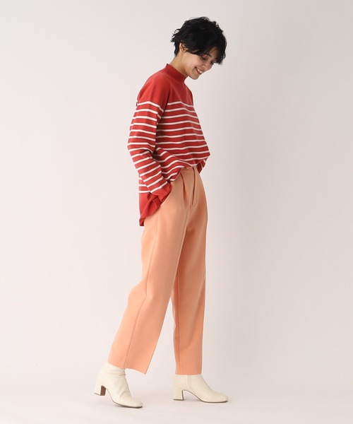 OPAQUE.CLIP（オペークドットクリップ）の「◆【ネオサーモ】リラクシーハイネックニット【抗ピリング】（ニット/セーター・レディース・ブラック/オフホワイト/ナチュラル/ブルー/ホワイト系5/レッド系9/レッド系4/ピンク系9・36/38/40/42）」の20枚目の写真