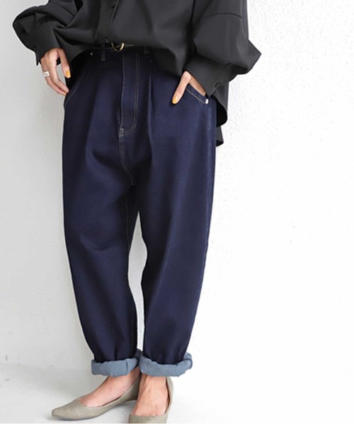 antiqua（アンティカ）の「加工デニムパンツ（デニムパンツ・レディース・ブルー系その他2・L/XL）」の9枚目の写真