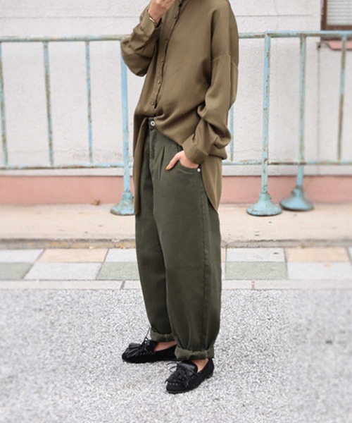 antiqua（アンティカ）の「加工デニムパンツ（デニムパンツ・レディース・ブルー系その他2・L/XL）」の5枚目の写真