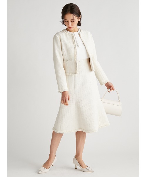 CELFORD（セルフォード）の「ツイードペプラムジャケット（ノー