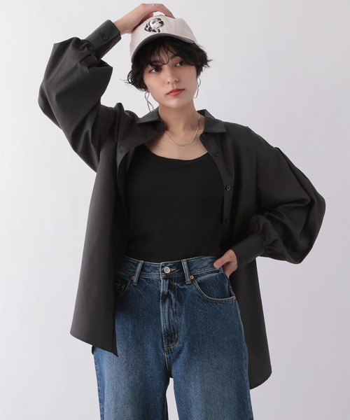 RAGEBLUE（レイジブルー）の「ボリュームスリーブブラウス（シャツ/ブラウス・レディース・ブラック/ホワイト・FREE）」の6枚目の写真