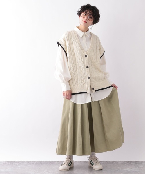 RAGEBLUE（レイジブルー）の「ボリュームスリーブブラウス（シャツ/ブラウス・レディース・ブラック/ホワイト・FREE）」の19枚目の写真