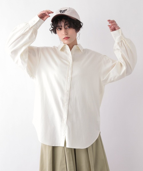 RAGEBLUE（レイジブルー）の「ボリュームスリーブブラウス（シャツ/ブラウス・レディース・ブラック/ホワイト・FREE）」の20枚目の写真