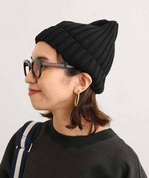 FRAMeWORK（フレームワーク）の「【GRILLO/グリーロ】ニットキャップ（ニットキャップ/ビーニー・レディース・ブラック/ベージュ/ライトグレー・FREE）」の2枚目の写真