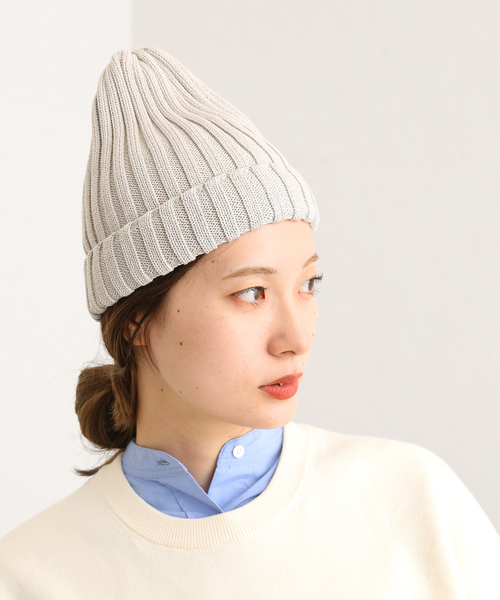 FRAMeWORK（フレームワーク）の「【GRILLO/グリーロ】ニットキャップ（ニットキャップ/ビーニー・レディース・ブラック/ベージュ/ライトグレー・FREE）」の13枚目の写真