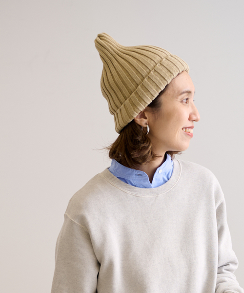 FRAMeWORK（フレームワーク）の「【GRILLO/グリーロ】ニットキャップ（ニットキャップ/ビーニー・レディース・ブラック/ベージュ/ライトグレー・FREE）」の11枚目の写真