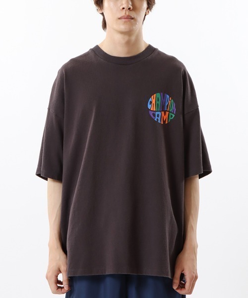 Champion(チャンピオン)の「CHAMPION/チャンピオン ヘビーウェイト/ルーズフィット ワンポイントロゴデザイン ショートスリーブTシャツ/半袖Tシャツ C3-X307(Tシャツ/カットソー・メンズ・グレー/ホワイト/ブラック・XL/L/M)」の9枚目の写真