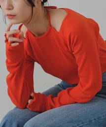 Kastane | 【2023SSアイテム】アメスリリブプルオーバー(Tシャツ/カットソー)