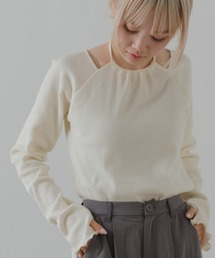 Kastane | 【2023SSアイテム】アメスリリブプルオーバー(Tシャツ/カットソー)
