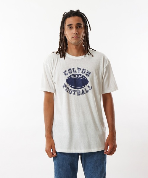 Champion(チャンピオン)の「【Champion/チャンピオン】メンズ TRUE TO ARCHIVES ショートスリーブTシャツ(Tシャツ/カットソー・メンズ・モスグリーン/ホワイト/ネイビー・MEDIUM/LARGE)」の1枚目の写真