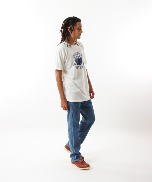 Champion(チャンピオン)の「【Champion/チャンピオン】メンズ TRUE TO ARCHIVES ショートスリーブTシャツ(Tシャツ/カットソー・メンズ・モスグリーン/ホワイト/ネイビー・MEDIUM/LARGE)」の8枚目の写真
