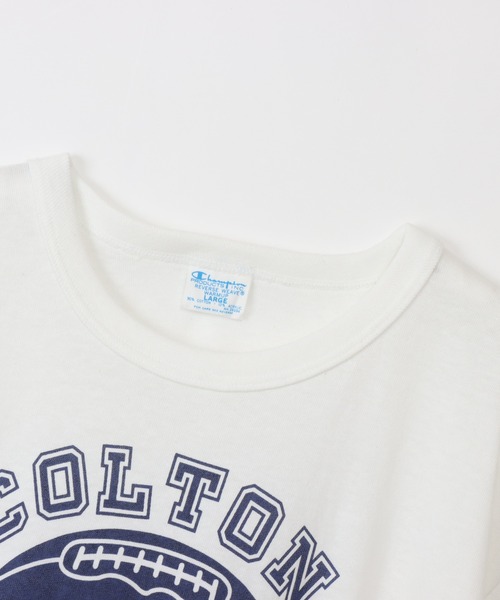 Champion(チャンピオン)の「【Champion/チャンピオン】メンズ TRUE TO ARCHIVES ショートスリーブTシャツ(Tシャツ/カットソー・メンズ・モスグリーン/ホワイト/ネイビー・MEDIUM/LARGE)」の12枚目の写真