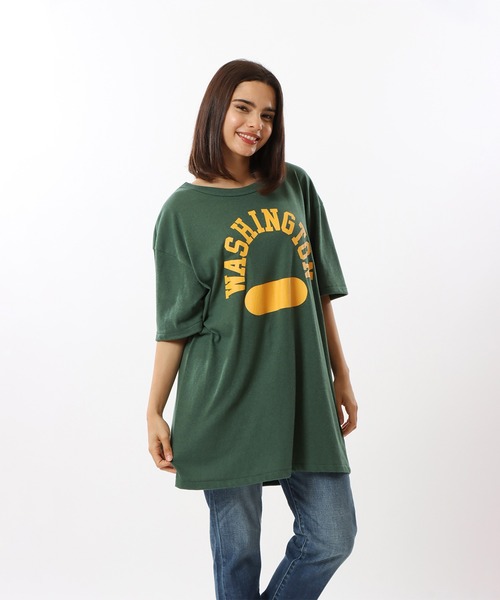 Champion(チャンピオン)の「【Champion/チャンピオン】メンズ TRUE TO ARCHIVES ショートスリーブTシャツ(Tシャツ/カットソー・メンズ・モスグリーン/ホワイト/ネイビー・MEDIUM/LARGE)」の13枚目の写真
