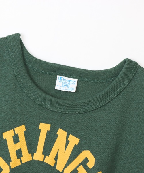 Champion(チャンピオン)の「【Champion/チャンピオン】メンズ TRUE TO ARCHIVES ショートスリーブTシャツ(Tシャツ/カットソー・メンズ・モスグリーン/ホワイト/ネイビー・MEDIUM/LARGE)」の21枚目の写真
