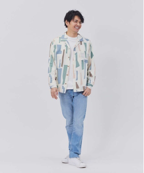 セール】【PLUS ONE】総柄シャツ（シャツ/ブラウス）｜PLUS ONE