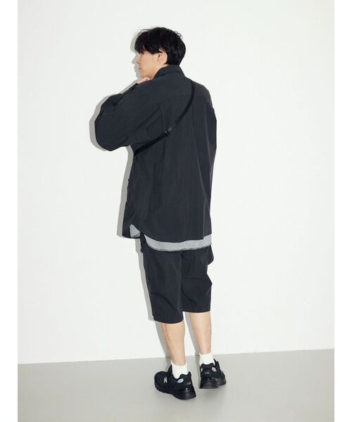 CRAFT STANDARD BOUTIQUE（クラフトスタンダードブティック）の「綿ナイロンダンプレギュラーカラーシャツ（シャツ/ブラウス・メンズ・ブラック/オフホワイト/アイボリー/カーキ/ベージュ・M/L/LL）」の21枚目の写真