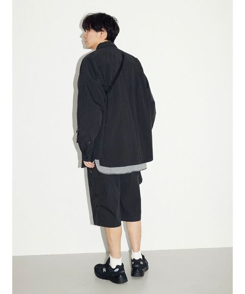 CRAFT STANDARD BOUTIQUE（クラフトスタンダードブティック）の「綿ナイロンダンプレギュラーカラーシャツ（シャツ/ブラウス・メンズ・ブラック/オフホワイト/アイボリー/カーキ/ベージュ・M/L/LL）」の20枚目の写真