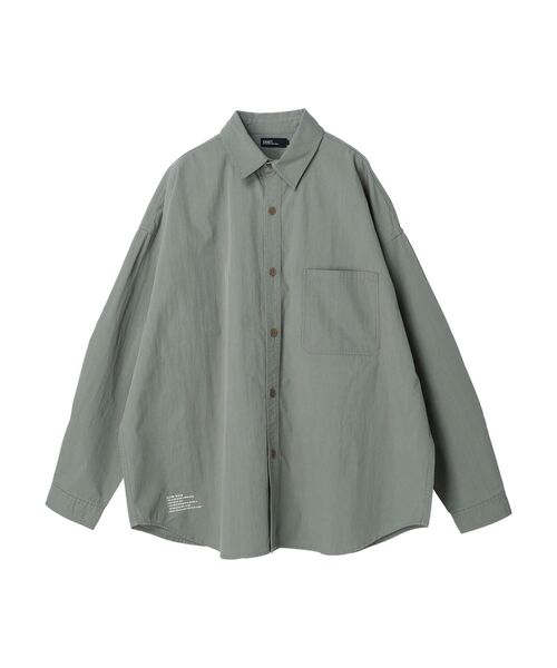 CRAFT STANDARD BOUTIQUE（クラフトスタンダードブティック）の「綿ナイロンダンプレギュラーカラーシャツ（シャツ/ブラウス・メンズ・ブラック/オフホワイト/アイボリー/カーキ/ベージュ・M/L/LL）」の11枚目の写真