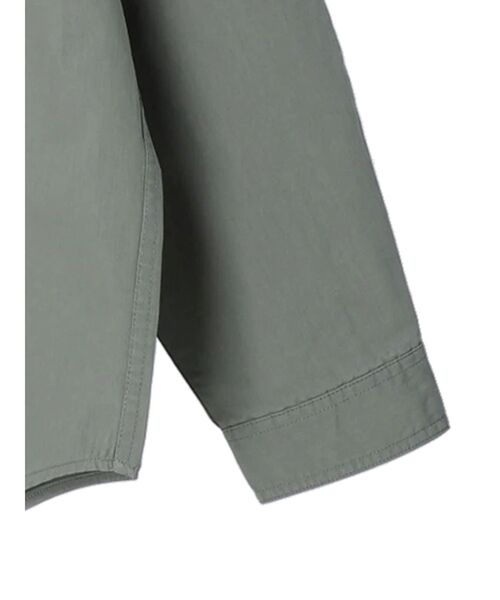 CRAFT STANDARD BOUTIQUE（クラフトスタンダードブティック）の「綿ナイロンダンプレギュラーカラーシャツ（シャツ/ブラウス・メンズ・ブラック/オフホワイト/アイボリー/カーキ/ベージュ・M/L/LL）」の8枚目の写真