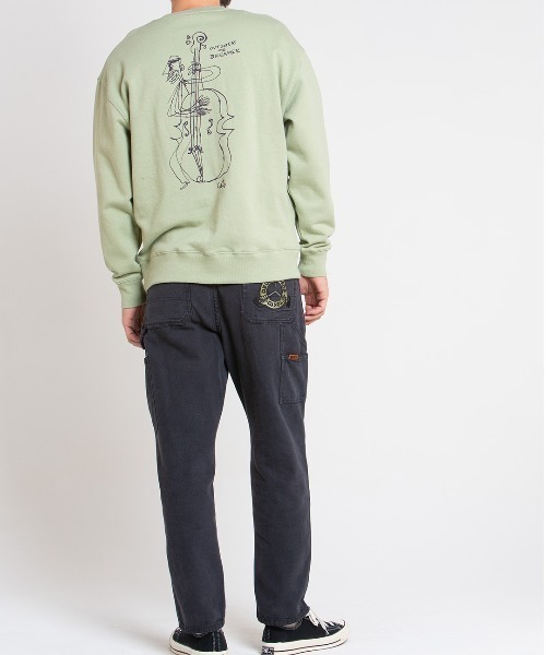 DEUS EX MACHINA(デウスエクスマキナ)の「R.G CATO CREW(スウェット・メンズ・ミント/ブラック・LARGE/MEDIUM/SMALL)」の13枚目の写真