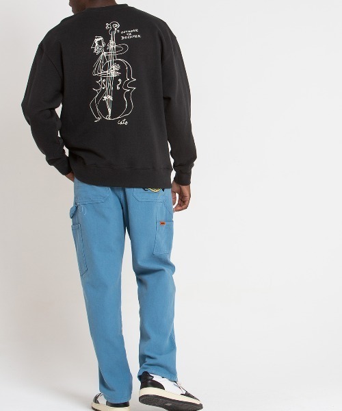 DEUS EX MACHINA(デウスエクスマキナ)の「R.G CATO CREW(スウェット・メンズ・ミント/ブラック・LARGE/MEDIUM/SMALL)」の3枚目の写真