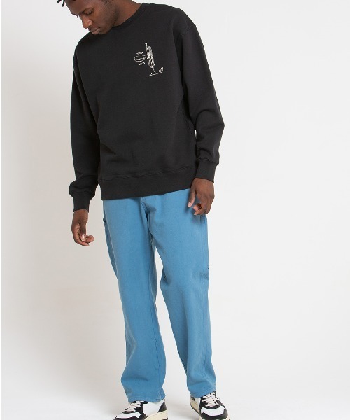 DEUS EX MACHINA(デウスエクスマキナ)の「R.G CATO CREW(スウェット・メンズ・ミント/ブラック・LARGE/MEDIUM/SMALL)」の5枚目の写真