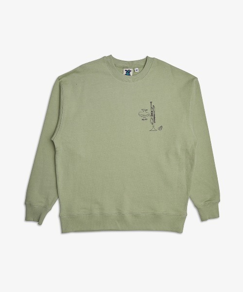 DEUS EX MACHINA(デウスエクスマキナ)の「R.G CATO CREW(スウェット・メンズ・ミント/ブラック・LARGE/MEDIUM/SMALL)」の14枚目の写真