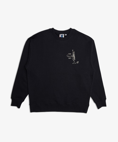 DEUS EX MACHINA(デウスエクスマキナ)の「R.G CATO CREW(スウェット・メンズ・ミント/ブラック・LARGE/MEDIUM/SMALL)」の6枚目の写真