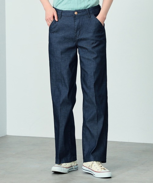 C17 LACHIC センタープレスワイドパンツ（スラックス）｜C17（シーセブンティーン）