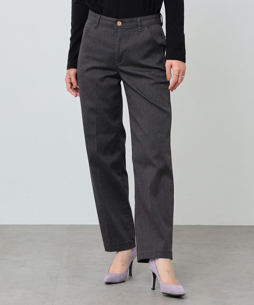 C17 LACHIC センタープレスワイドパンツ（スラックス）｜C17（シー