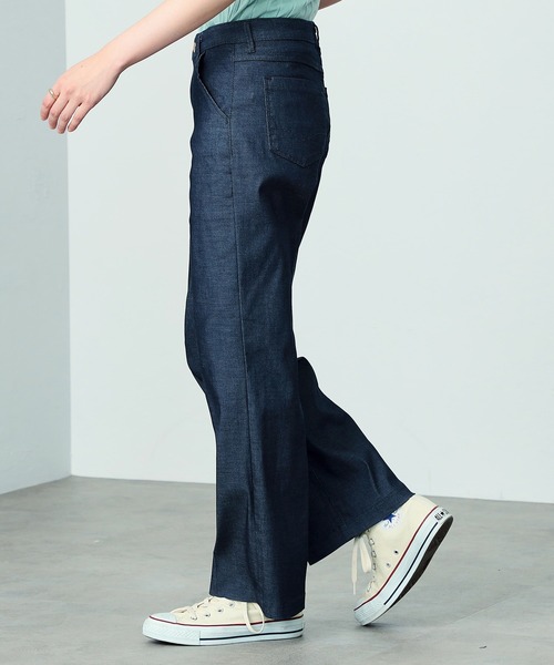 C17 LACHIC センタープレスワイドパンツ（スラックス）｜C17（シーセブンティーン）