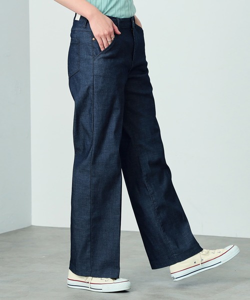 C17 LACHIC センタープレスワイドパンツ（スラックス）｜C17（シーセブンティーン）