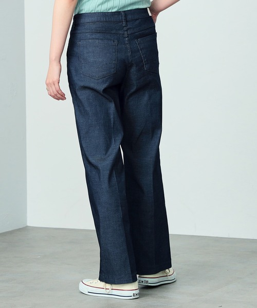 C17 LACHIC センタープレスワイドパンツ（スラックス）｜C17（シーセブンティーン）