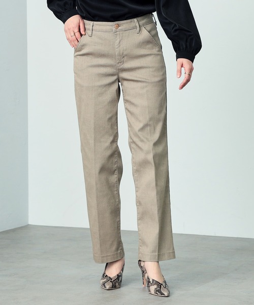 C17 LACHIC センタープレスワイドパンツ（スラックス）｜C17（シーセブンティーン）